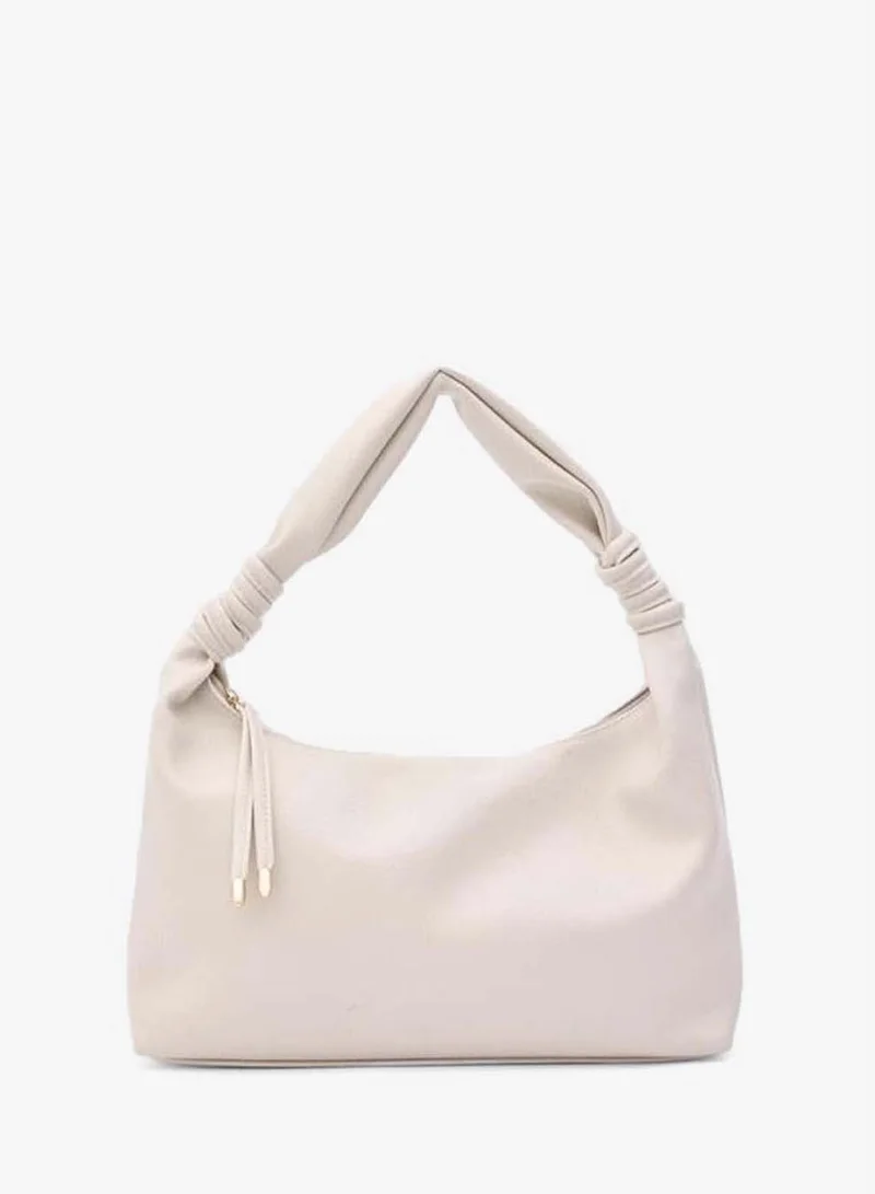 Shule Bags Harlow Oval Shoulder Bag Cream