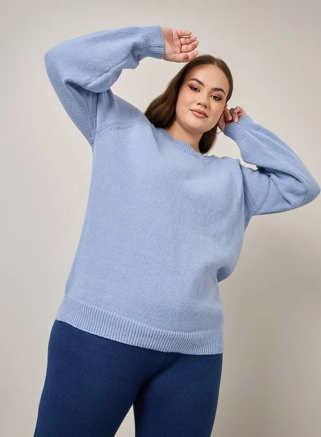 ستايلي Solid Oversized Sweater