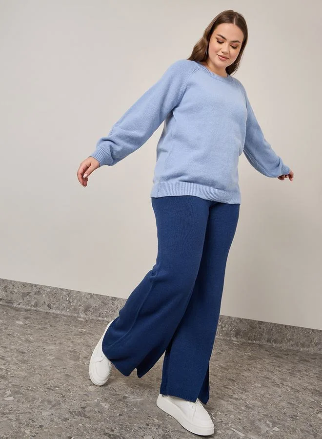 ستايلي Solid Oversized Sweater