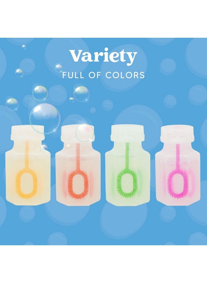 JOYIN 24 Pcs Mini Bubble Wands Assortment Party Favors Toys For Kids Child Summer Gifts Bubbles Fun Toys Wedding Bath Time Summer Outdoor Gifts For Girls Boys - Image 4