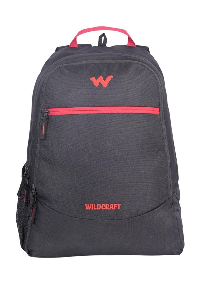 Wildcraft Nylon 32 Ltrs Water-Resistant Backpack for Men & Women - Expedition LPBP 32 Ltrs Casual Backpack - Dark Grey - Image 1