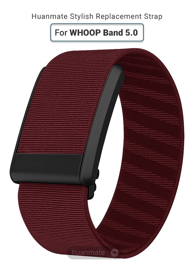 huanmate WHOOP Band 5.0 Premium Replacement Strap - High Quality, Lightweight, Stylish & Durable - Easy Installation - Replacement Strap for WHOOP Band 5.0  - Image 1