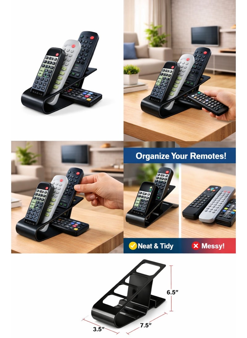 Remote Control Storage Organizer – Multi-Functional Desk & Living Room Holder for Remotes, Phones, and Accessories - Image 3