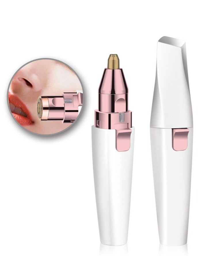 GlamKit 2-In-1 USB Electric Eyebrow Trimmer Facial Hair Removal Rechargeable - Image 3