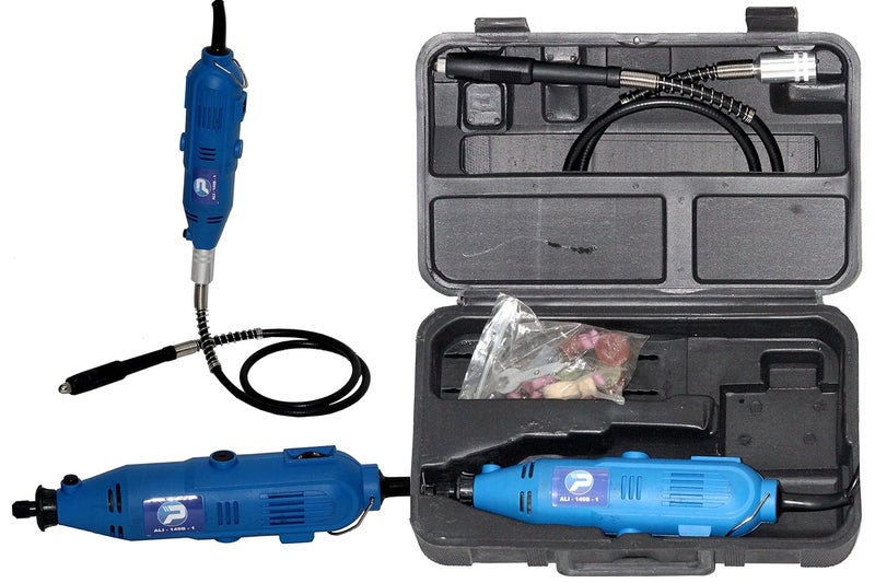 Digital Craft Digital Craft New Electric Mini Die Grinder Heavy Duty Variable Speed Rotary Tool Accessories Multi Electric Power Tools with ABS Plastic Box Rotary Tool 3 mm - Image 1