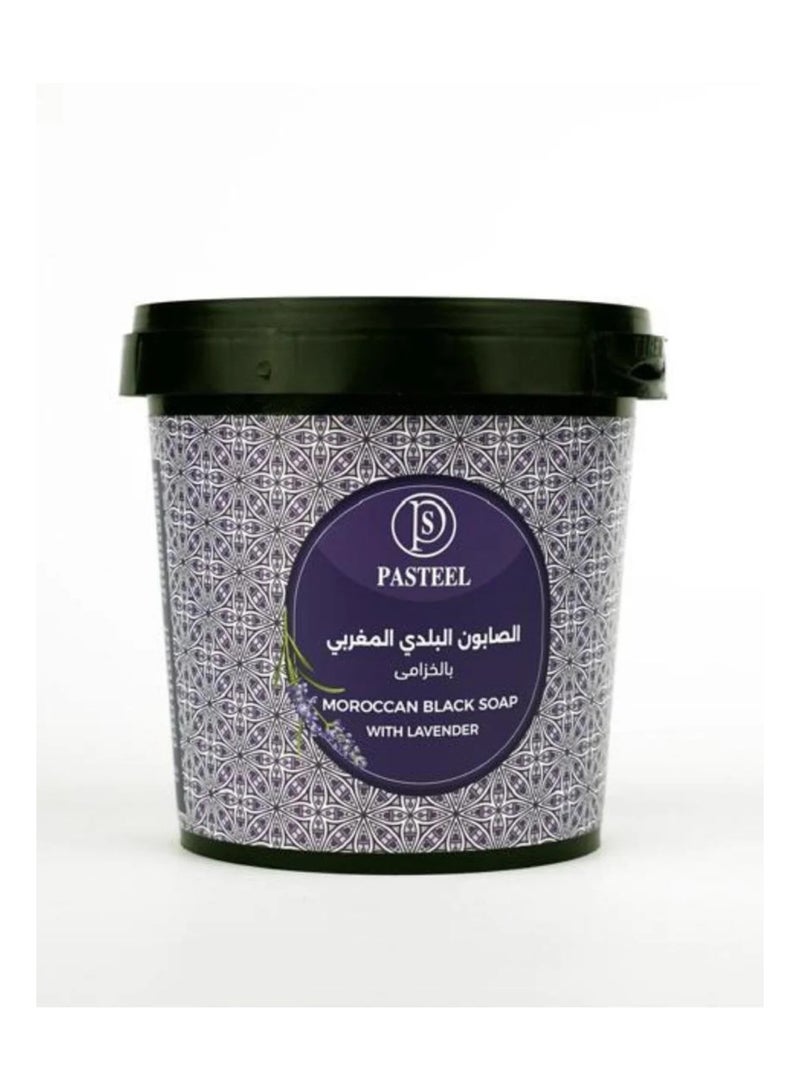 Pasteel  Moroccan Blask Soap With Lavender  -1 kg