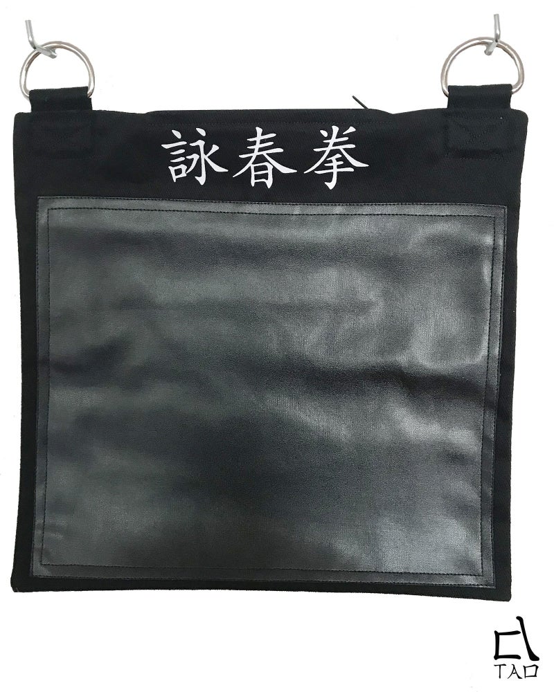 Tao Wing Chun Wall Bag Strike Target 1 Section Kung fu Canvas and PU Leather (unfilled) - Image 1