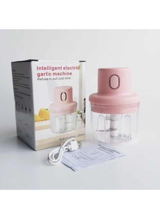 Mini Electric Garlic Grinder, Food Chopper, Small Kitchen Appliances, Portable Cordless USB Rechargeable Food Blender - Image 5