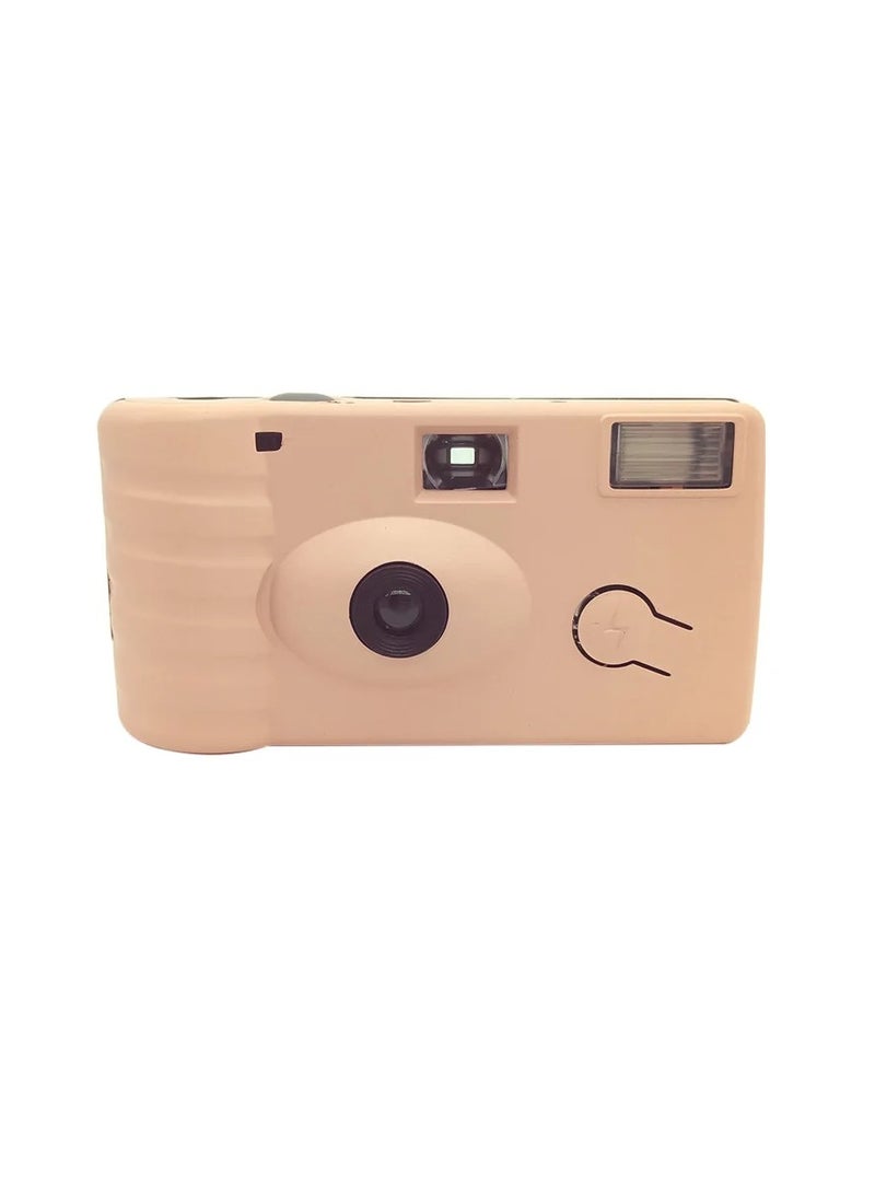 Generic Disposable Camera Wedding 35mm Single Use Film Camera with Flash One Time Use Camera for Travel Camp Party Gifts(Pink)  - Image 1