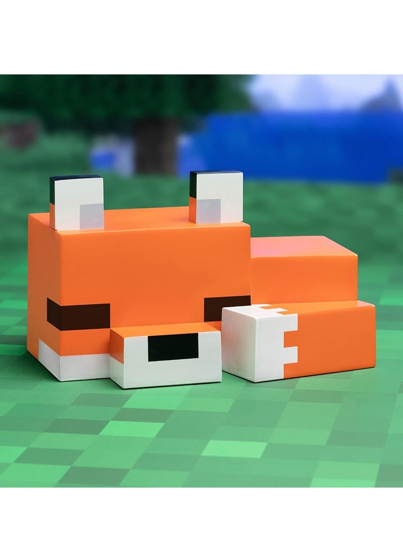 ماين كرافت ضوء ليلي ثعلب - مصباح لطيف، هدايا للأولاد والبنات، إكسسوارات وديكورات غرفة ألعاب إضاءة ليلية لغرف نوم الأطفال، هدية عيد ميلاد بإضاءة مزاجية - Image 3