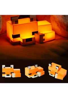 MINECRAFT Minecraft Fox Night Light - Cute Lamp, Gifts for Boys and Girls, Night Light Gaming Room Accessories and Décor for Kids Bedroom , Mood Light Birthday Gift  - Image 5