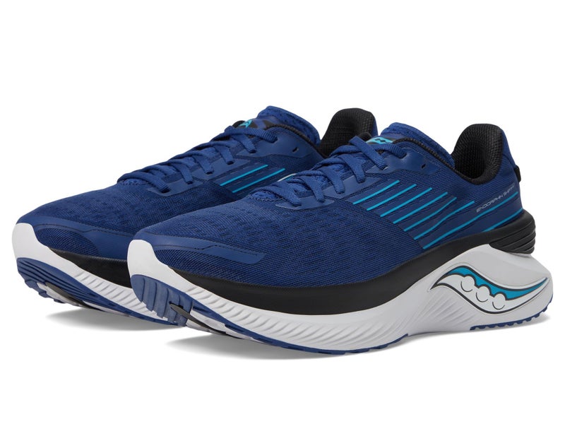Saucony Men's Endorphin Shift 3 Sneaker, Indigo/Black, 10 - Image 2