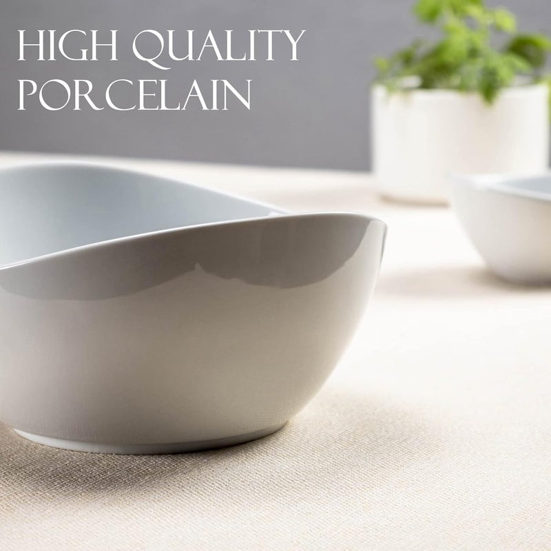 UNICASA Serving Bowls Set 2 Tier Chip and Dip Bowls with Metal Rack Stand for Fruit Salad Candy Snacks  Ceramic Tiered Appetizer Serving Dishes Food Display Stand for Parties Kitchen - Image 4