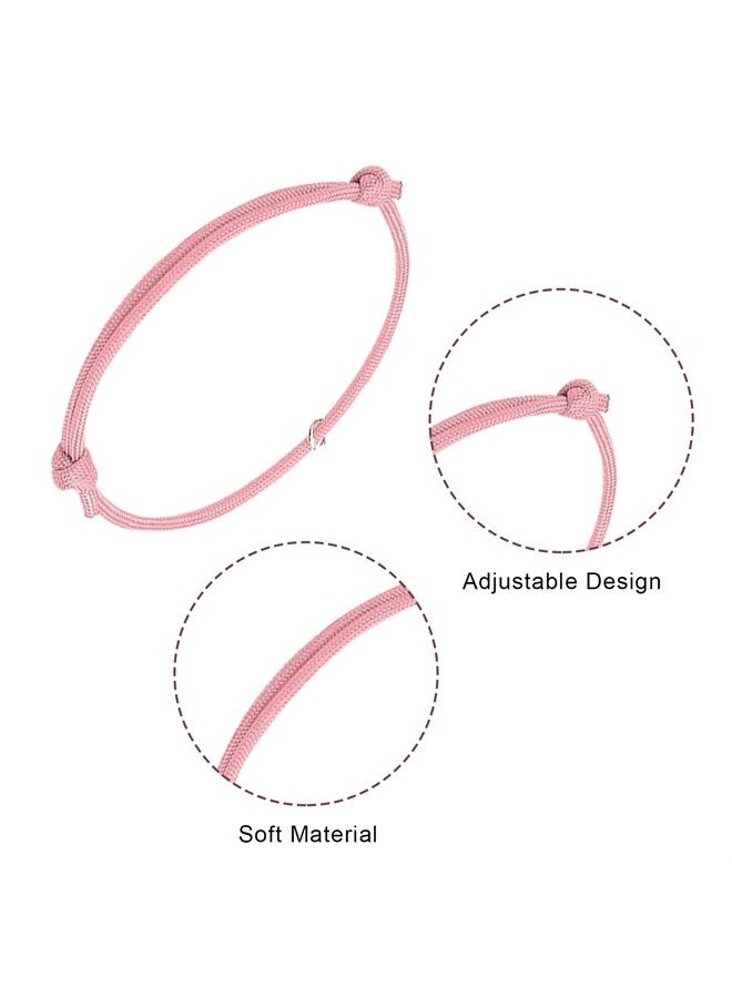 SAVITA 16 قطعة طوق تعريف جرو، أساور تعريف جرو حديث الولادة، طوق ناعم من البوليستر قابل للتعديل، طوق جرو تعريف للحيوانات الأليفة (متعدد الألوان) - Image 3