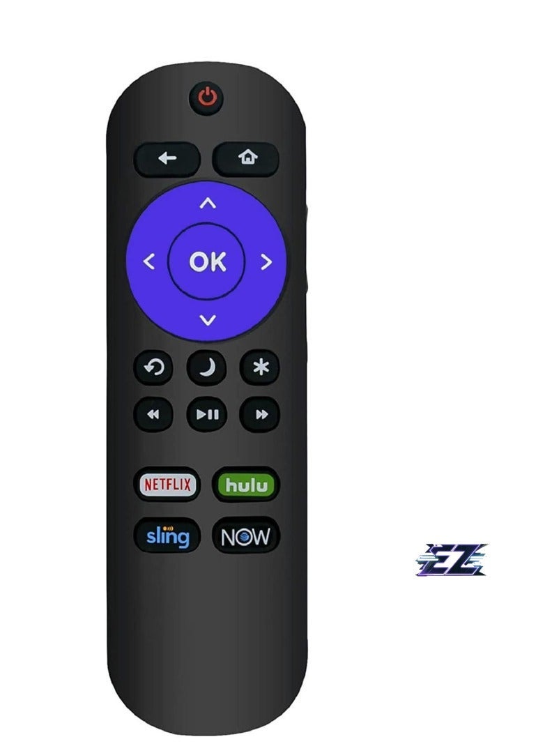 PopZa Universal Remote Control Compatible with Hisense Roku TV – Replacement for Hisense HU-RCRUS-20 Remote, Easy Setup, Full Functionality - Image 2