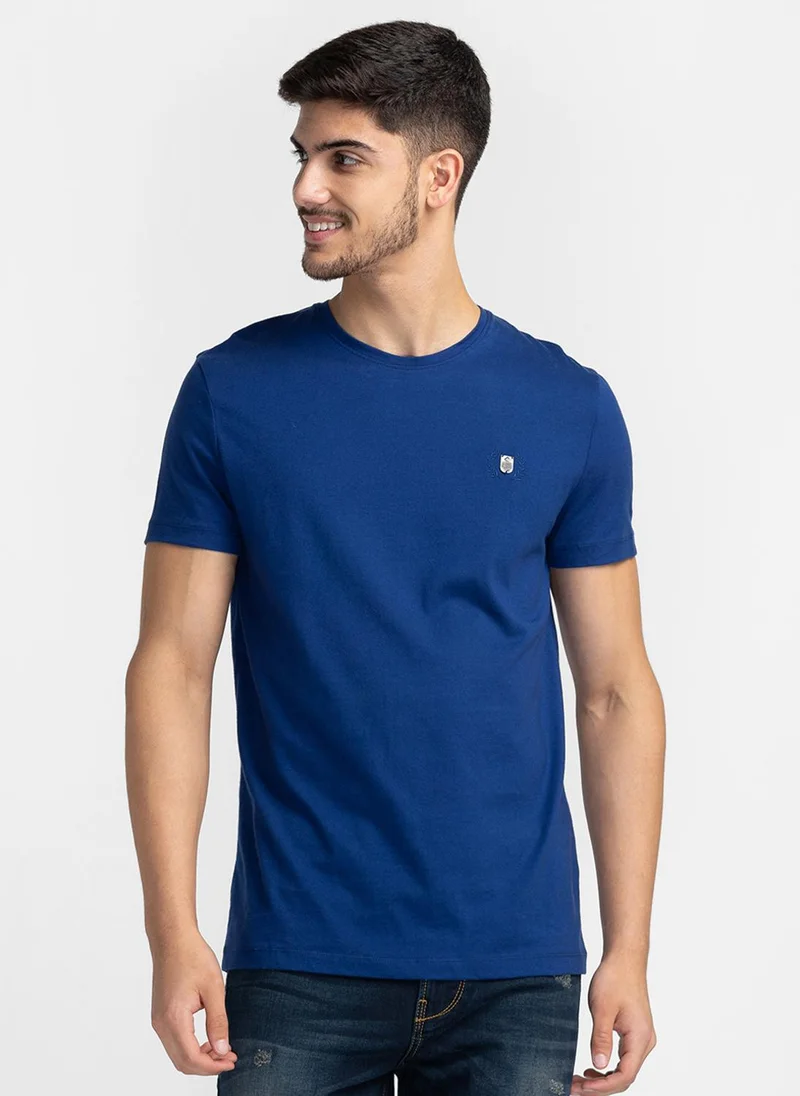 بيينغ هيومان Round Neck Half Sleeve Casual T-shirt