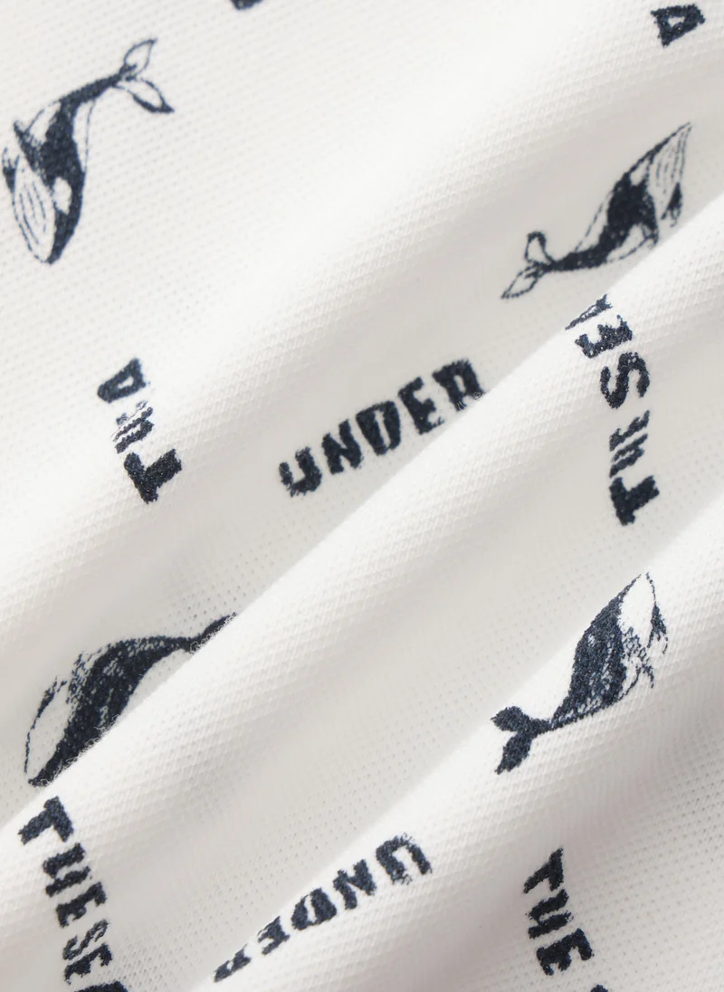 Balabala White Kids Boys Lapel short-sleeved T-shirt for Men | Best Price UAE