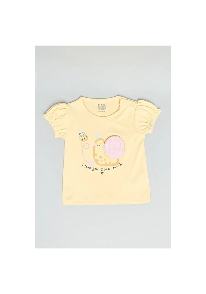 R&b Printed Top & Shorts with Headband Set