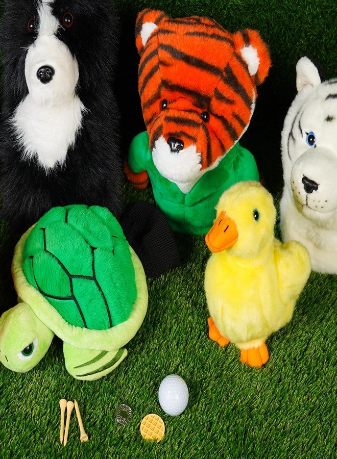LZFAN Golf Club Covers for Woods and Drivers Funny Driver Headcover Animal Golf Club Head Covers Golf Gifts for Men Women Plush - Image 3