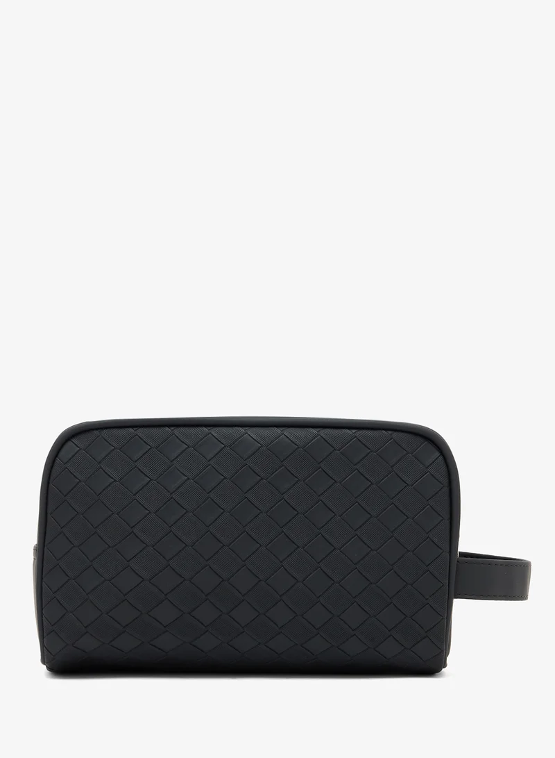 Robert Wood  Textured Toiletry Bag for Men | Best Price UAE