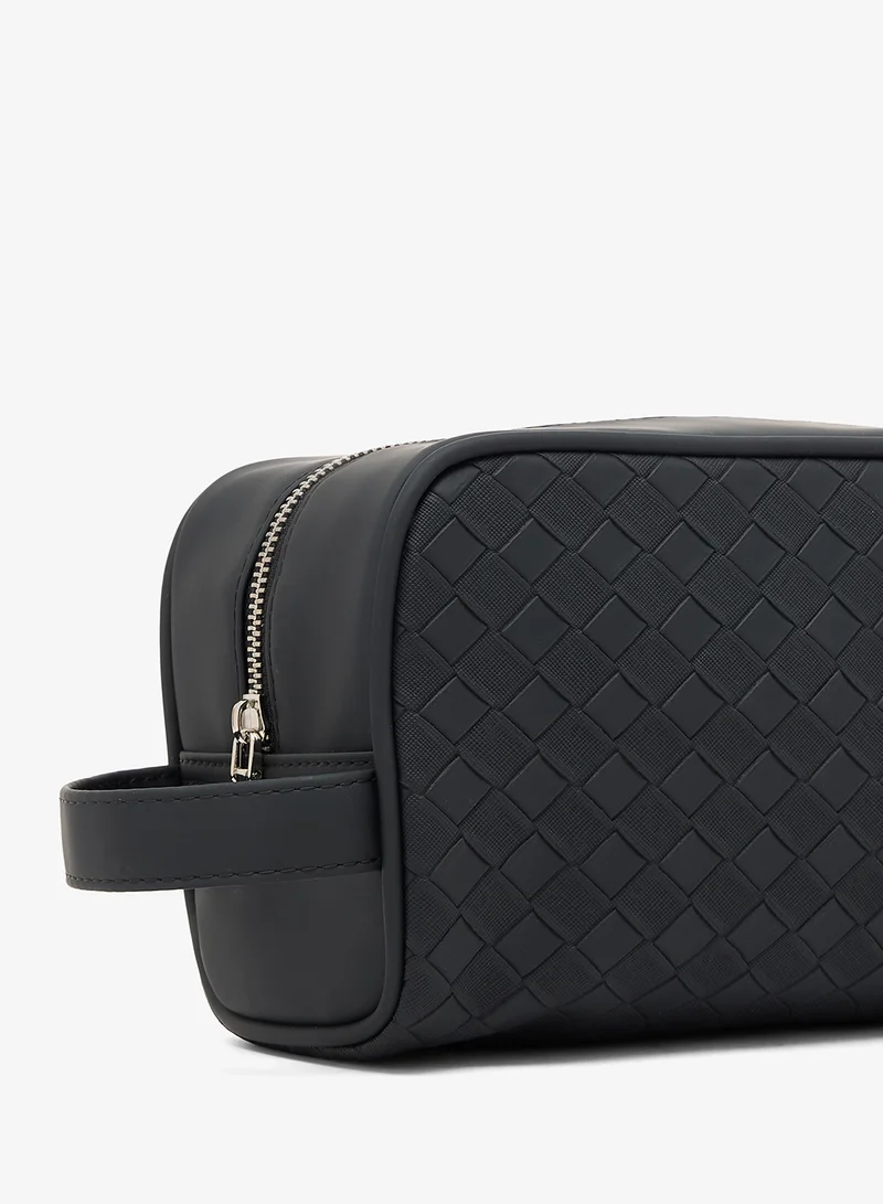 Robert Wood  Textured Toiletry Bag for Men | Best Price UAE