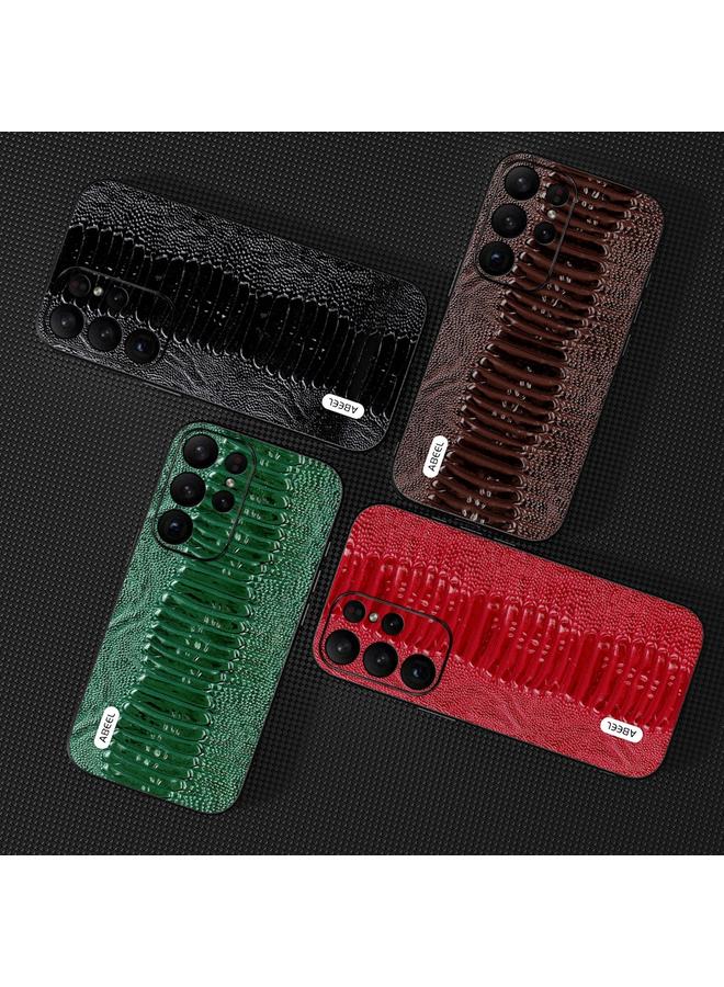 S-TOP Case For Samsung Galaxy S23 5G ABEEL Genuine Leather Weilai Series Phone Case - Image 4