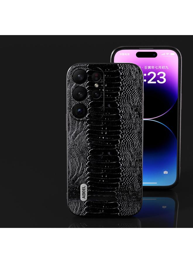 S-TOP Case For Samsung Galaxy S23 5G ABEEL Genuine Leather Weilai Series Phone Case - Image 3