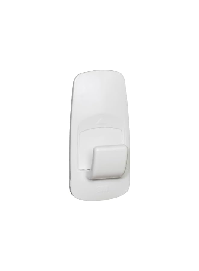 Command Command Jumbo Large Hook with Strips White color, 1 hook +4 strips/pack | Holds 3.4 kg each hook| Organize | Decoration | Damage-Free Hanging - Image 2