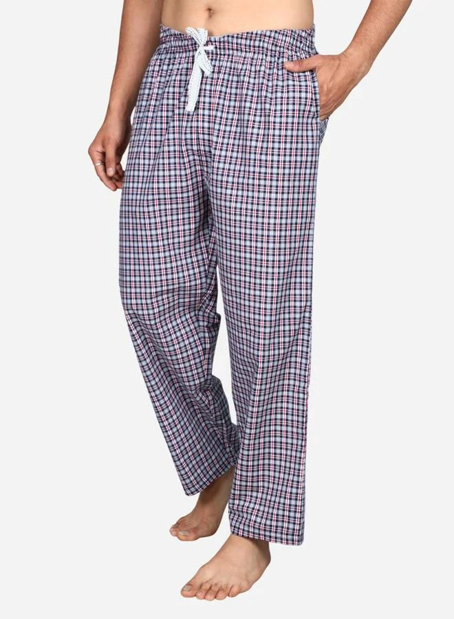 victor and jane Victor and Jane Solid Short Sleeve T-Shirt and Checked Pyjama Set