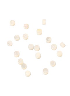 Thoraya 20Pcs Fretboard Dots Guitar Inlay Tone Markers Parts Accessories for Bass Fingerboard 3mm GF65 White Shell  - Image 4