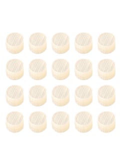 Thoraya 20Pcs Fretboard Dots Guitar Inlay Tone Markers Parts Accessories for Bass Fingerboard 3mm GF65 White Shell  - Image 1