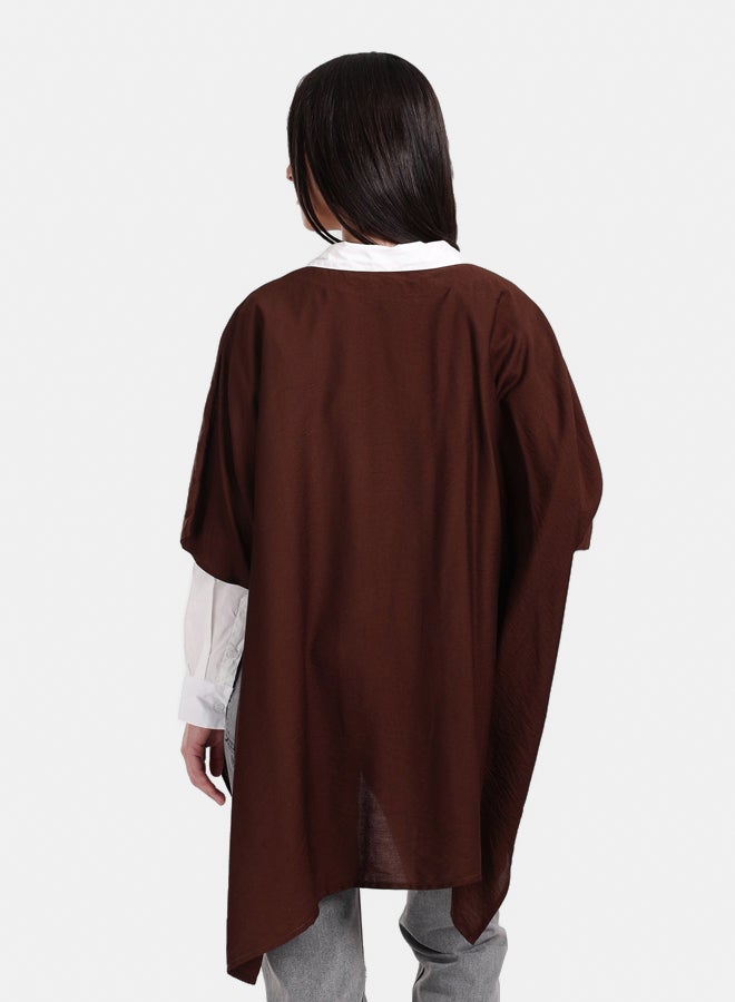 Clue Asymmetrical Voile Kimono  - Image 3