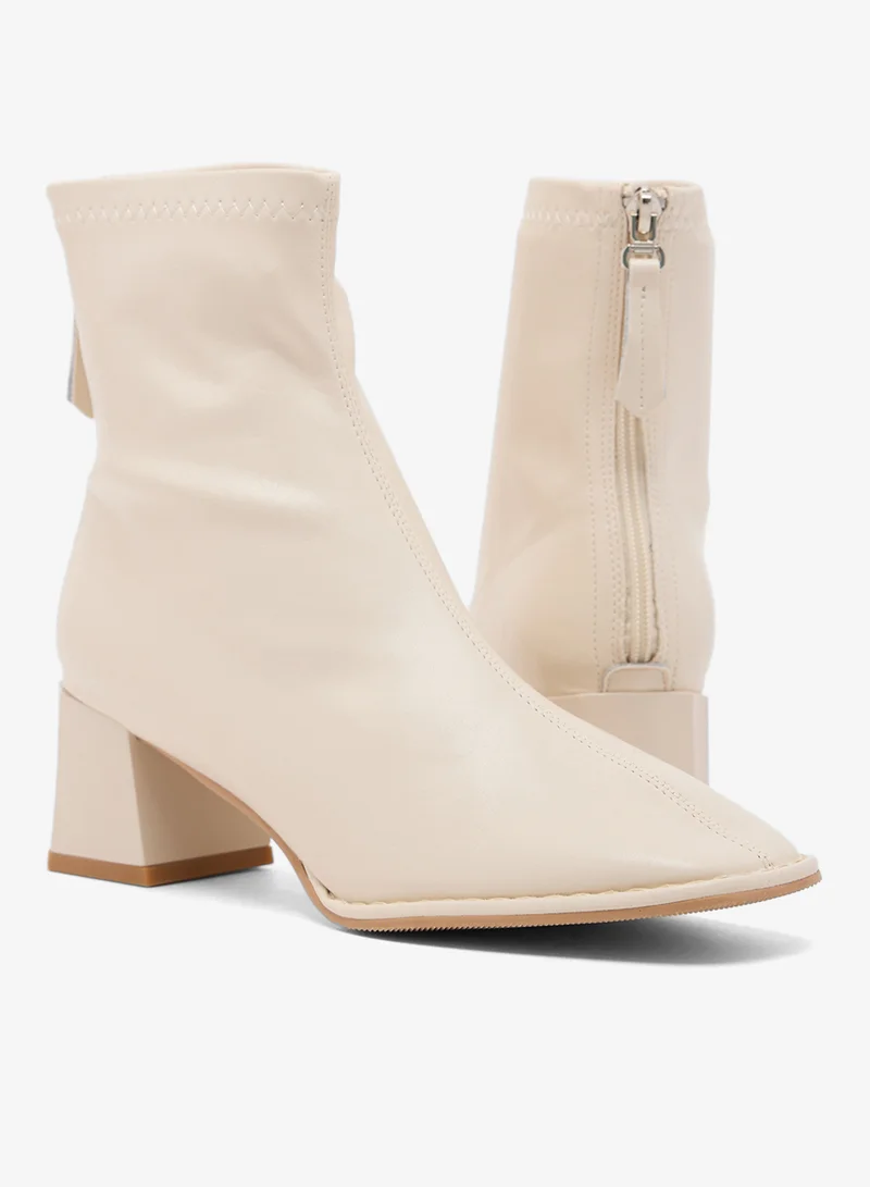 ELLA Block Heel Chelsea Boots