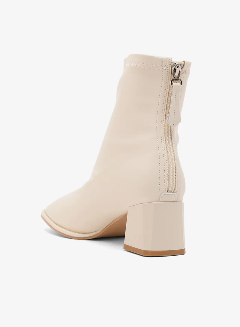 ELLA Block Heel Chelsea Boots