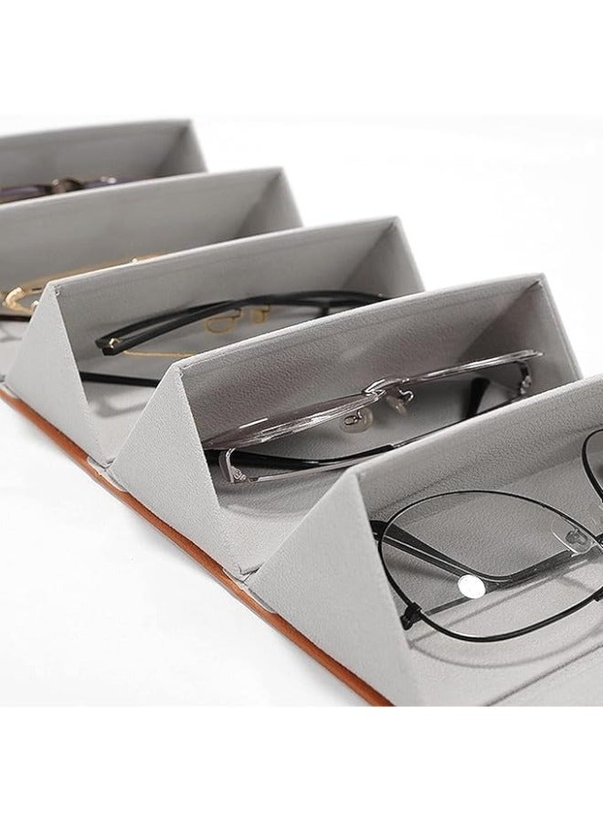 Sunglasses Organizer 5 Slots Eyeglasses Storage Case, Multi Box Hanging Eyeglasses Display - Image 3