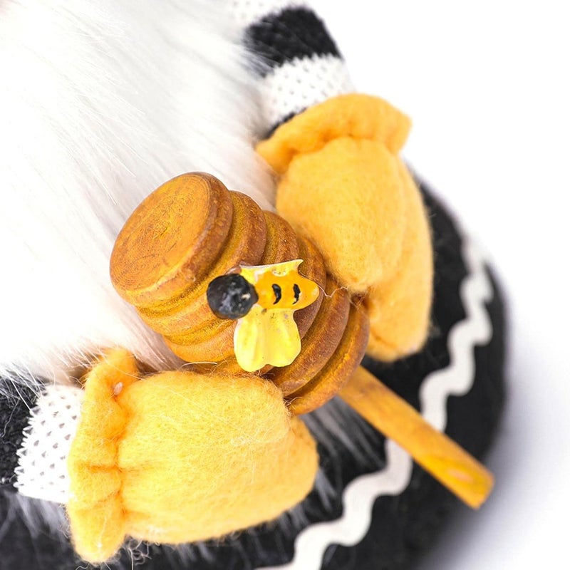 klarako Bee Gnome Sunflower Doll Spring Decor Handmade Swedish Honey Bee Gnome Gonks Doll Spring Sunflower Gonks Figures Faceless Doll Home Farmhouse Kitchen Decor Desktop Ornaments (A) - Image 5