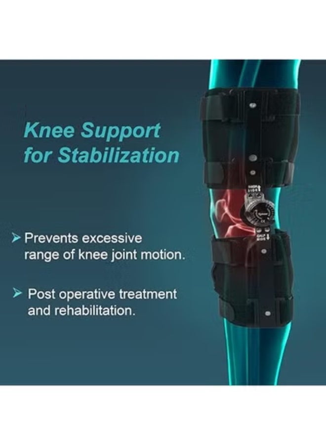 ROM Knee Brace – Adjustable Range of Motion Support with Multi-Point Fixation System - Image 2