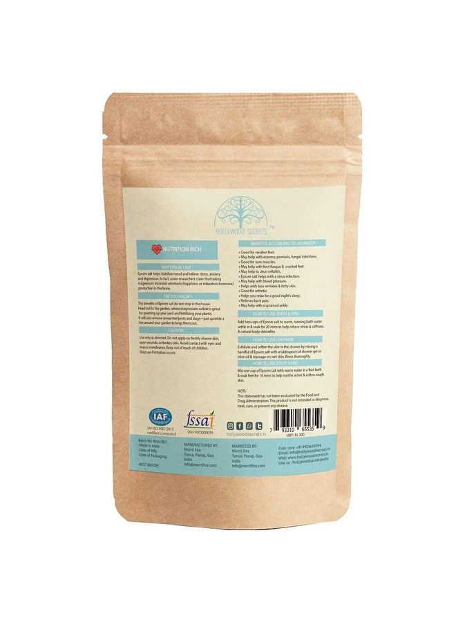Epsom Salt Magnesium Sulfate Unscented 1Kg