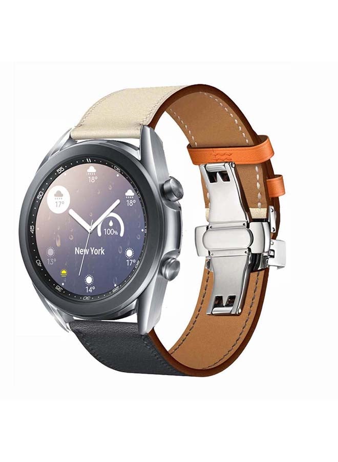 بيرفيي سوار بديل لساعة سامسونج جالاكسي 3 . نيلي/كريمي - Image 2