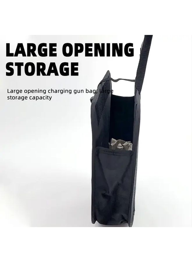 Black Heavy Duty EV Charging Cable Storage Organizer With Wall Mount Holder - Image 4
