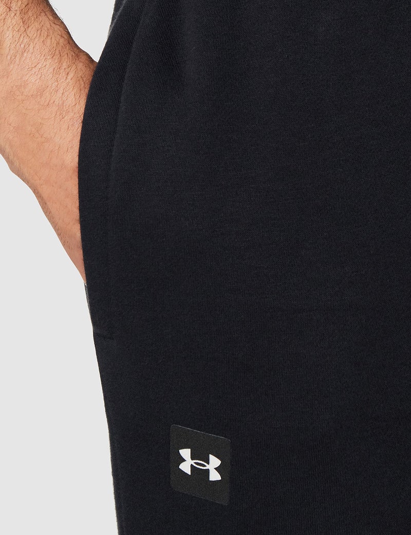 Under Armour mens Rival Fleece Joggers , Black (001)/Onyx White , Medium - Image 5