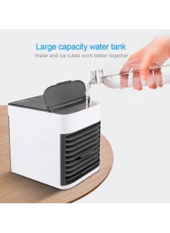 Generic Mini Air Conditioning Fan 7 Colors Light Usb Portable Air Conditioner 3 Gears Home Water Cooling Spray Air Conditioning Fan  - Image 4