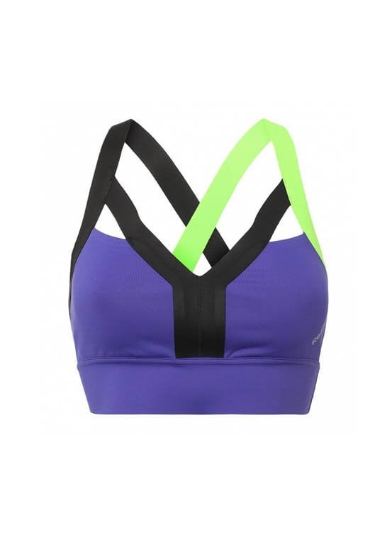 Reebok Womens Cardio Short Bra, Purple 