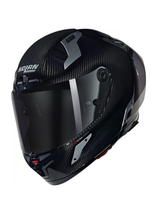 Nolan X-804 RS U.C. ARGENTO CARBON  SILVER GLOSSY  Helmet - Image 3