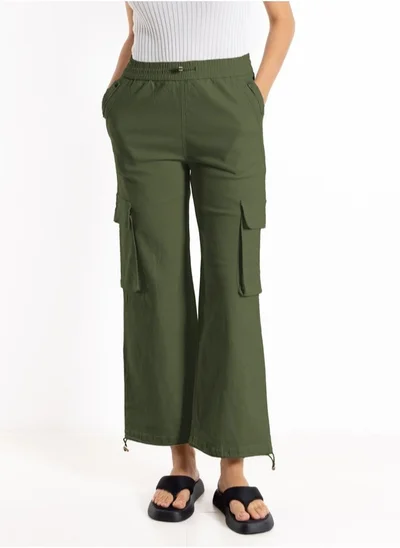 SHAPES JOGGER WAIST CARGO TROUSERS