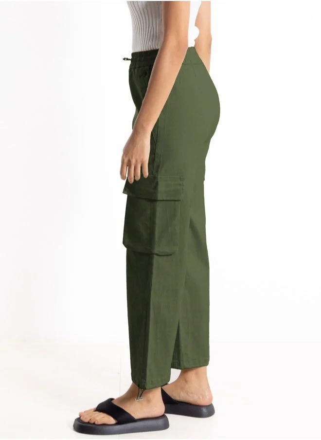SHAPES JOGGER WAIST CARGO TROUSERS