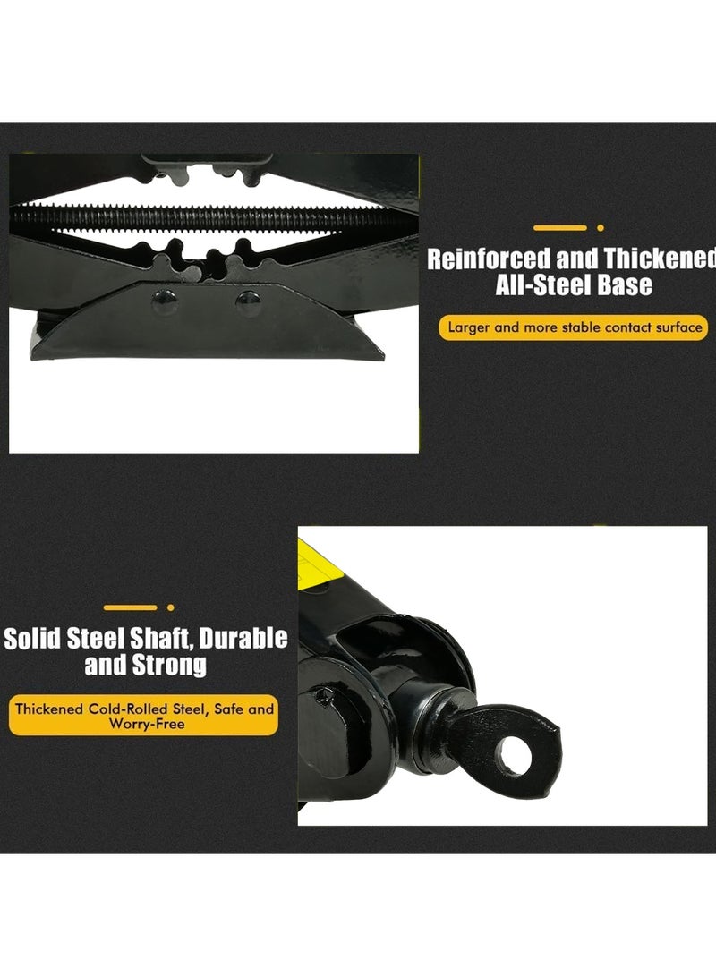 1.5 Ton Car Jack Set With Lifting Rod For All Hatchback & Sedan, Car Scissor Jack Capacity 1500kg - Image 5