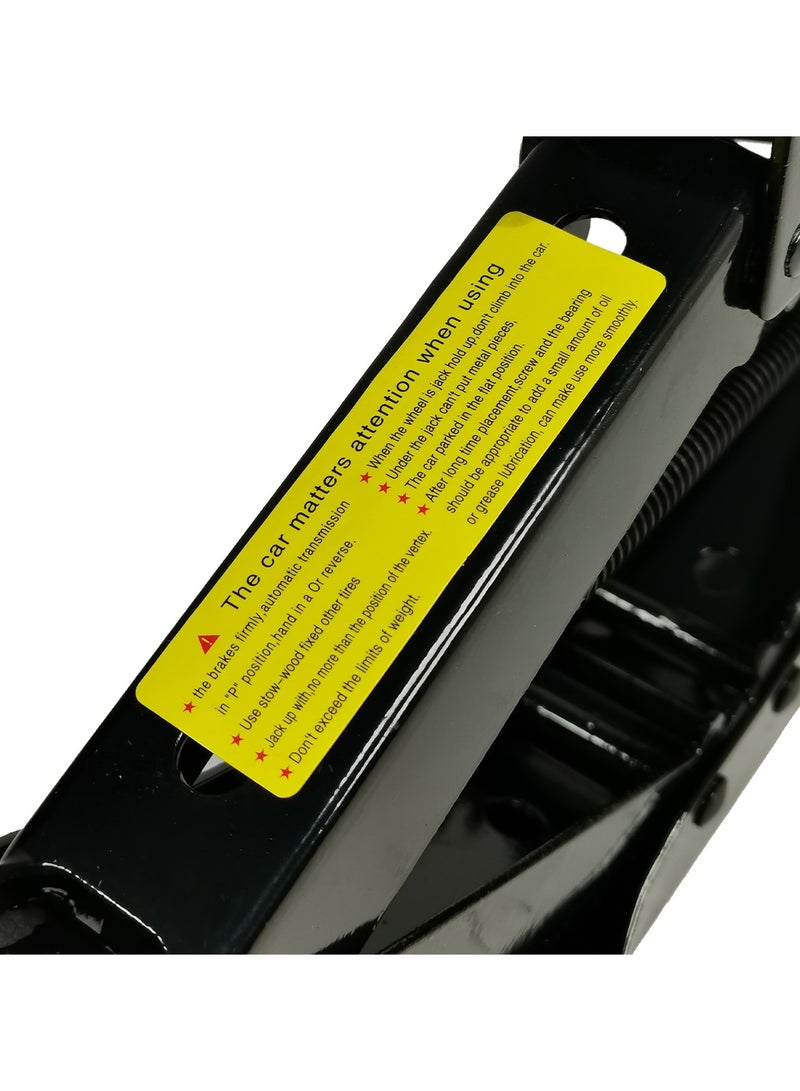 1.5 Ton Car Jack Set With Lifting Rod For All Hatchback & Sedan, Car Scissor Jack Capacity 1500kg - Image 4