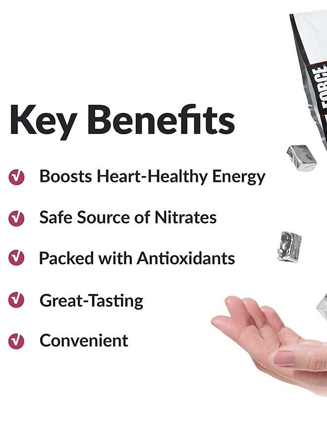 Force Factor - Total Beets Soft Chews With Beetroot, Nitrates, L-Citrulline, Grapeseed Extract And Antioxidants With Elite Ingredients Superfood - 60 Count - Image 1