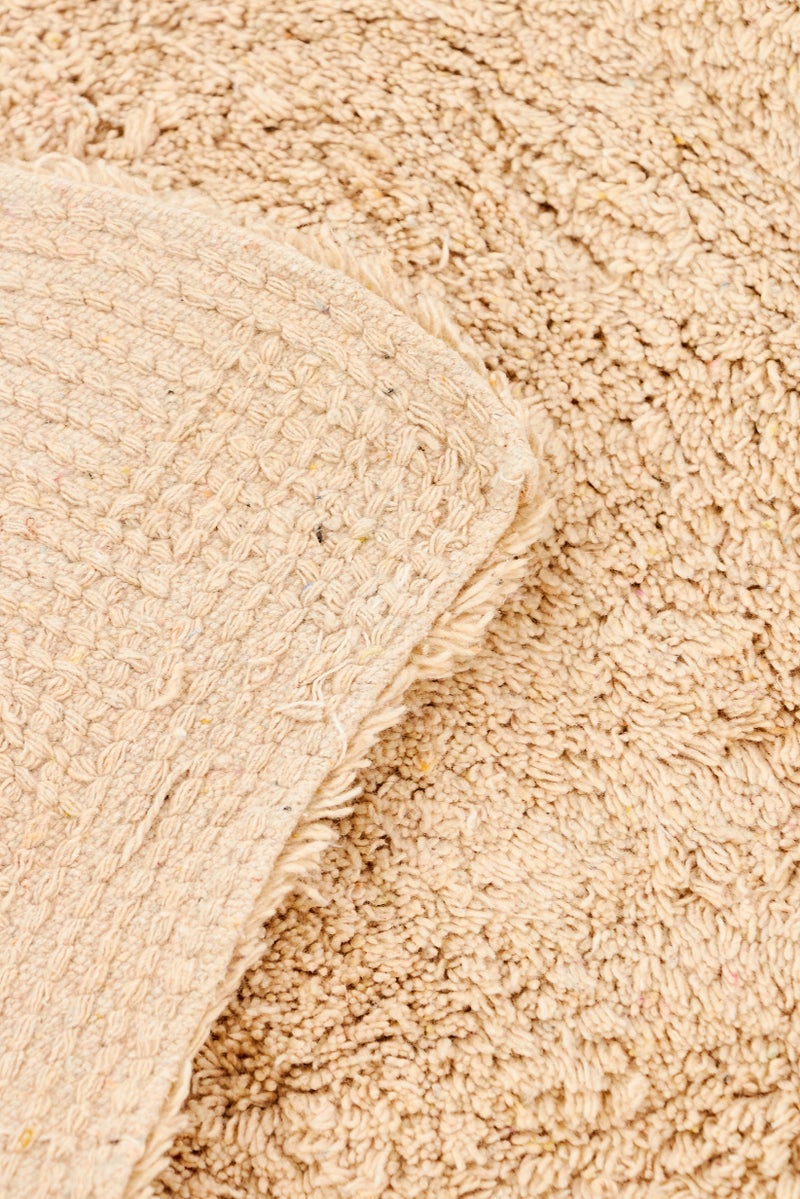 Muy Mucho Bath Rug 65 x 45 cm, Beige - Image 4